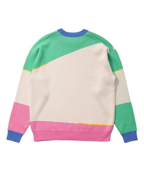 TXA（ティーエックスエー）の「坂内拓 Jacquard Sweater（ニット/セーター・メンズ・ブルー/ミント・2/1）」の4枚目の写真