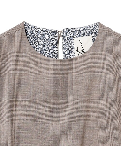 fennica(フェニカ)の「quitan / WEIRD TIERED ティアード ワンピース(ワンピース・レディース・ブラウン系その他3・ONE SIZE)」の3枚目の写真