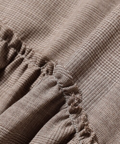 fennica(フェニカ)の「quitan / WEIRD TIERED ティアード ワンピース(ワンピース・レディース・ブラウン系その他3・ONE SIZE)」の8枚目の写真