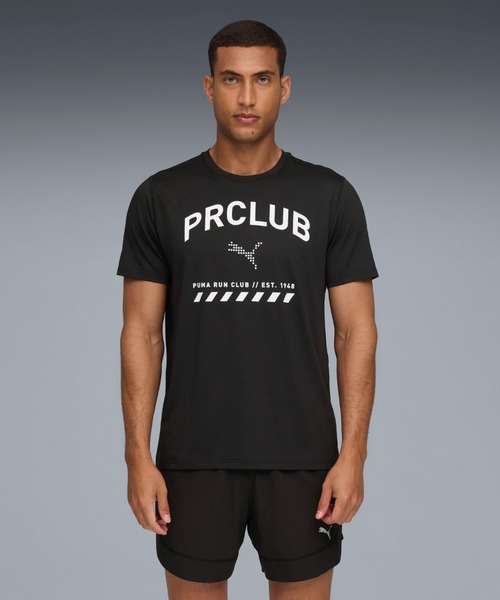 PUMA（プーマ）の「PUMA プーマ メンズ ランニング ランクラブ グラフィック メッシュ 半袖 Tシ（Tシャツ/カットソー・メンズ・イエロー/ブラック・SMALL/XX-LARGE/X-LARGE/LARGE/MEDIUM）」の2枚目の写真