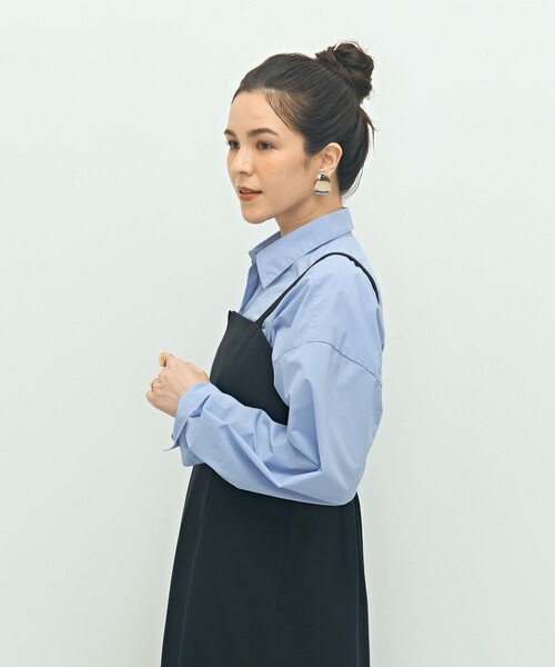 NOLLEY’S（ノーリーズ）の「ウォッシャブルウール調ストレッチキャミワンピース（ワンピース・レディース・ベージュ/ブラウン/ネイビー・38/36）」の17枚目の写真