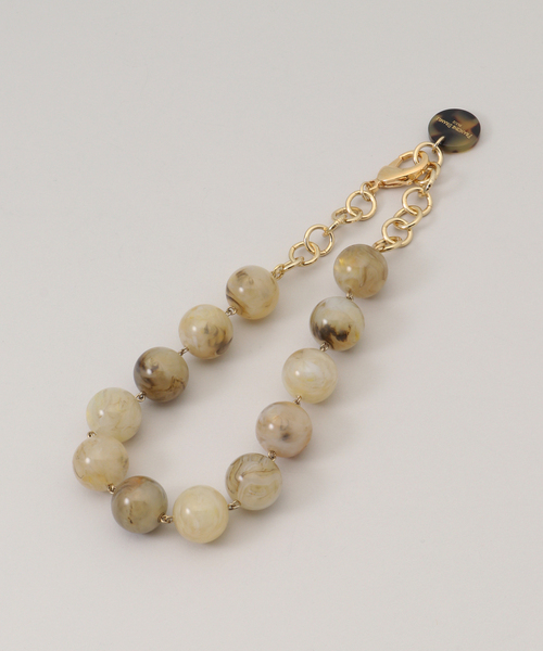 VERMEIL par iena（ヴェルメイユパーイエナ）の「FRANCINE BRAMLI フランシーヌ ブラムリ 別注ネックレス（ネックレス・レディース・イエロー/オリーブ/ブラウン・FREE）」の7枚目の写真