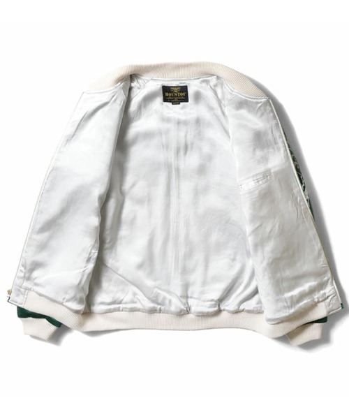【HOUSTON】 ヒューストン アラスカ スカジャン 別珍スーベニアジャケット HOUSTON ヒューストン VELVETEEN ALASKA SOUVENIR JACKET 別珍