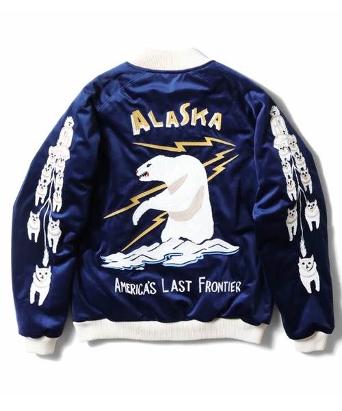 HOUSTON 別珍 アラスカ スカジャン スーベニア VELVETTEN セール】HOUSTON ヒューストン VELVETEEN ALASKA SOUVENIR