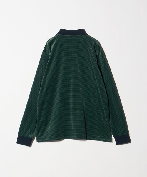 セール】＜ATTISESSION＞ベロア ボーダー ポロシャツ（ポロシャツ