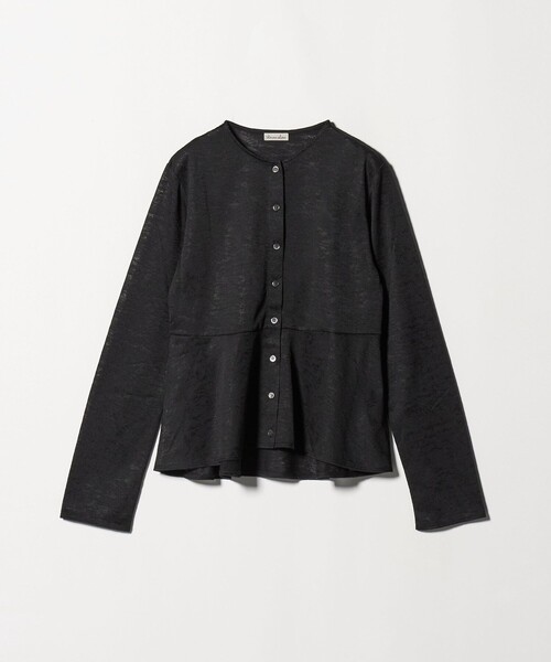 Steven Alan(スティーブンアラン)の「<Steven Alan>ランダム シアー カーディガン(カーディガン/ボレロ・レディース・オフホワイト/ブラック・FREE)」の1枚目の写真