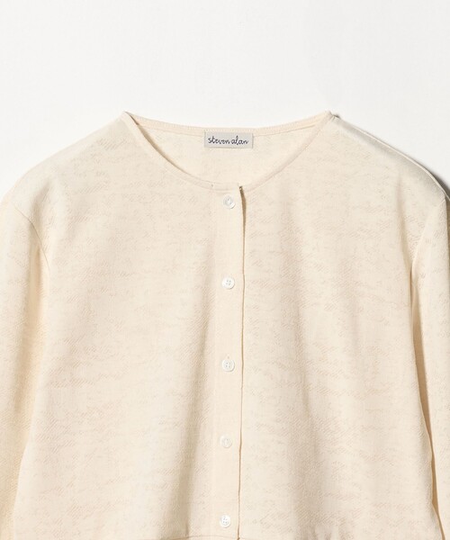 Steven Alan（スティーブンアラン）の「＜Steven Alan＞ランダム シアー カーディガン（カーディガン/ボレロ・レディース・オフホワイト・FREE）」の3枚目の写真