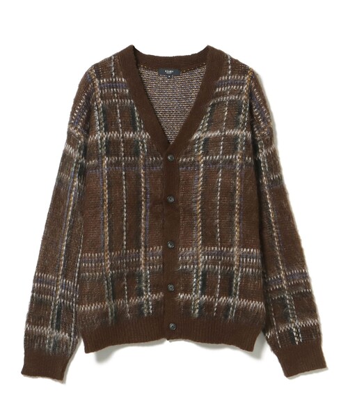 BEAMS HEART（ビームスハート）の「【ユニセックス】シャギータッチ Vネックカーディガン（カーディガン/ボレロ・メンズ・ブルー/ブラウン・LARGE/MEDIUM/SMALL）」の15枚目の写真