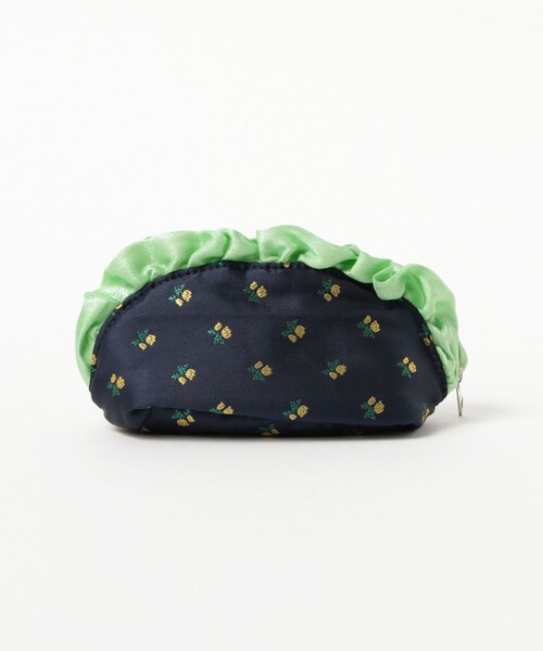 Ray BEAMS（レイビームス）の「【別注】Casselini / フリル ポーチ（ポーチ・レディース・ミント/サックスブルー・ONE SIZE）」の4枚目の写真