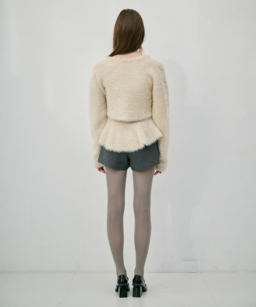 EIMY ISTOIRE（エイミーイストワール）の「タックショートパンツ（その他パンツ・レディース・チェック/ブラック・S/M）」の4枚目の写真