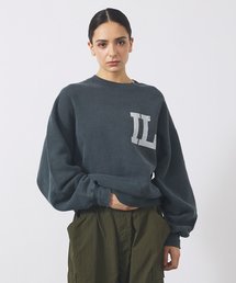 REMI RELIEF | 【REMI RELIEF / レミ レリーフ】SP加工起毛裏毛クルー(IL)プリント(Tシャツ/カットソー)