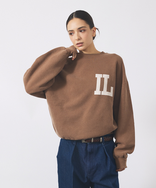 REMI RELIEF / レミ レリーフ】SP加工起毛裏毛クルー(IL)プリント（T