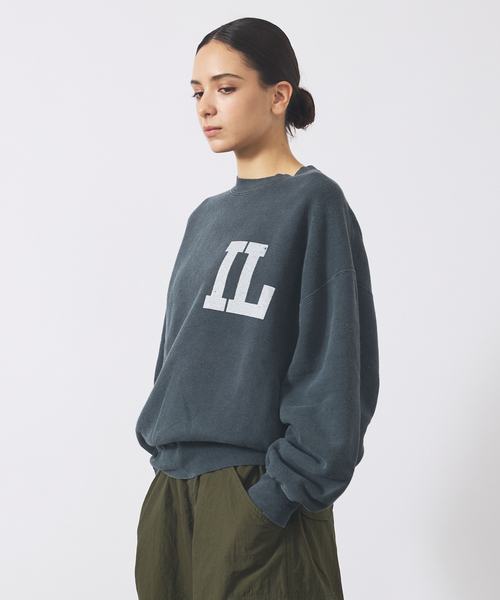 REMI RELIEF（レミレリーフ）の「【REMI RELIEF / レミ レリーフ】SP加工起毛裏毛クルー(IL)プリント（Tシャツ/カットソー・メンズ・モカ/ブラック/オフホワイト・M/L/XL）」の10枚目の写真