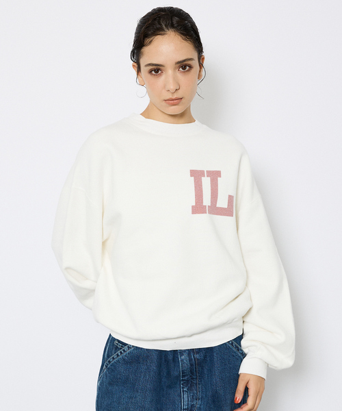 REMI RELIEF（レミレリーフ）の「【REMI RELIEF / レミ レリーフ】SP加工起毛裏毛クルー(IL)プリント（Tシャツ/カットソー・メンズ・モカ/ブラック/オフホワイト・M/L/XL）」の22枚目の写真