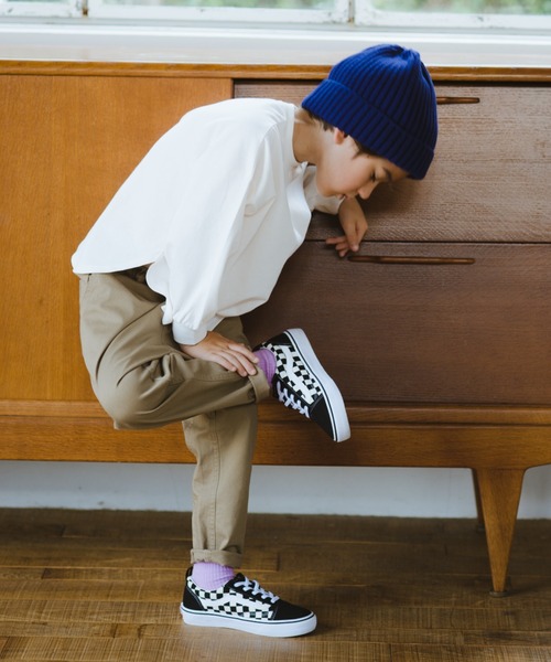 BRANSHES(ブランシェス)の「【25AW】ガーデナーテーパードツイルパンツ(その他パンツ・キッズ・ベージュ/イエロー/ネイビー/カーキ/ブラック・100/130/90/110/120/140/150/80/160)」の8枚目の写真