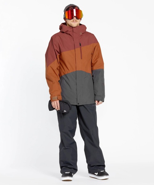 VOLCOM(ボルコム)の「【VOLCOM/ボルコム】Mens Primry Insulated Jacket /スキースノーボードジャケット(その他アウター・メンズ・エメラルド/レッド/レッド系その他・LARGE/MEDIUM)」の1枚目の写真