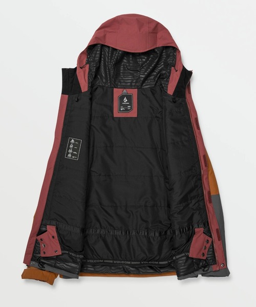 VOLCOM(ボルコム)の「【VOLCOM/ボルコム】Mens Primry Insulated Jacket /スキースノーボードジャケット(その他アウター・メンズ・エメラルド/レッド/レッド系その他・LARGE/MEDIUM)」の7枚目の写真