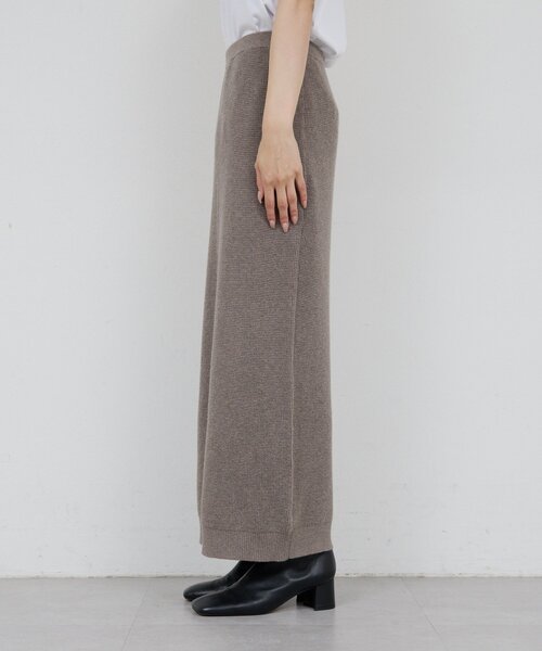 HERITANOVUM（ヘリテノーム）の「【HERITANOVUM】ワッフルタイトスカート（スカート・レディース・ライトグレー/モカ・FREE）」の18枚目の写真