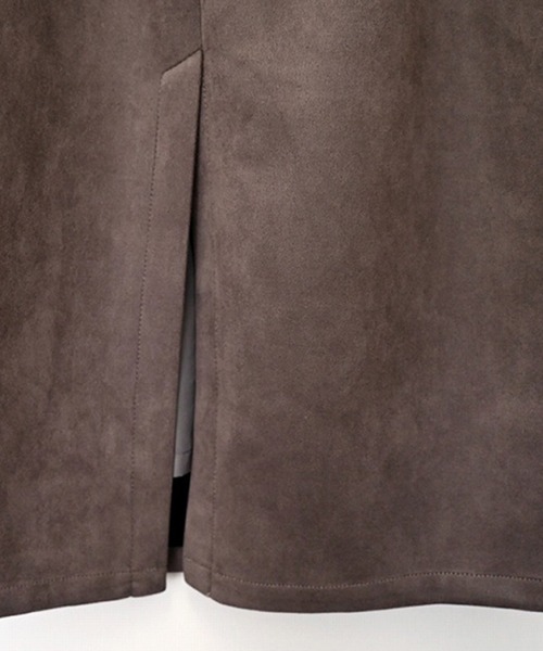 STYLEBLOCK（スタイルブロック）の「フェイクスウェードタイトスカート（スカート・レディース・チャコールグレー/ブラウン/キャメル・M）」の7枚目の写真