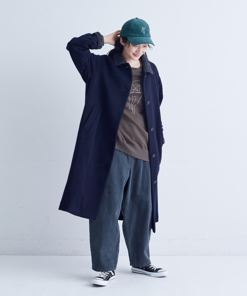 conges payes ADIEU TRISTESSE(コンジェ ペイエ アデュートリステス)の「ichiro yamaguchi.コーデュロイキャップ(キャップ・レディース・ネイビー/ブラウン/グリーン・FREE)」の14枚目の写真