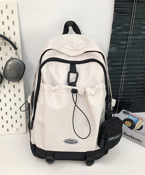 Ressaca（レサーカ）の「ポーチ付きドロストポケットリュックサック（バックパック/リュック・メンズ・グレー/ブラック/ホワイト・FREE）」の16枚目の写真