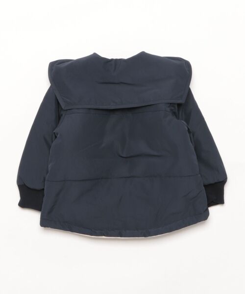 maarook（マルーク）の「ポリエステルツイルセーラー２ｗａｙ中綿ジャケット（その他アウター・キッズ・ネイビー/ホワイト・130cm/120cm/110cm/100cm/90cm）」の3枚目の写真