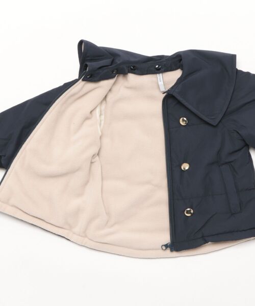 maarook（マルーク）の「ポリエステルツイルセーラー２ｗａｙ中綿ジャケット（その他アウター・キッズ・ネイビー/ホワイト・130cm/120cm/110cm/100cm/90cm）」の5枚目の写真