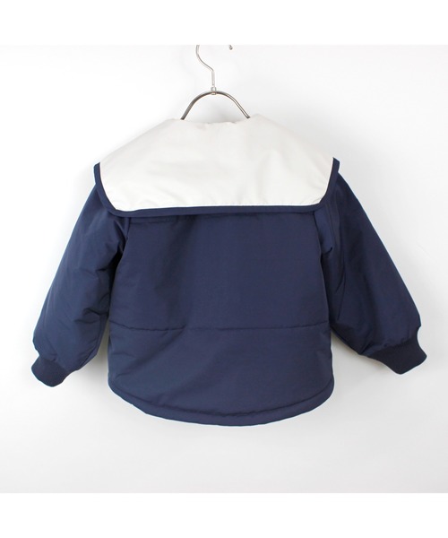 maarook（マルーク）の「ポリエステルツイルセーラー２ｗａｙ中綿ジャケット（その他アウター・キッズ・ネイビー/ホワイト・130cm/120cm/110cm/100cm/90cm）」の11枚目の写真