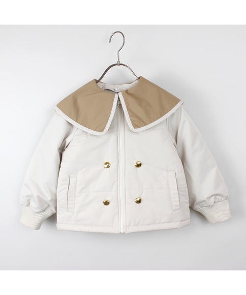 maarook（マルーク）の「ポリエステルツイルセーラー２ｗａｙ中綿ジャケット（その他アウター・キッズ・ネイビー/ホワイト・130cm/120cm/110cm/100cm/90cm）」の12枚目の写真
