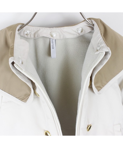 maarook（マルーク）の「ポリエステルツイルセーラー２ｗａｙ中綿ジャケット（その他アウター・キッズ・ネイビー/ホワイト・130cm/120cm/110cm/100cm/90cm）」の15枚目の写真