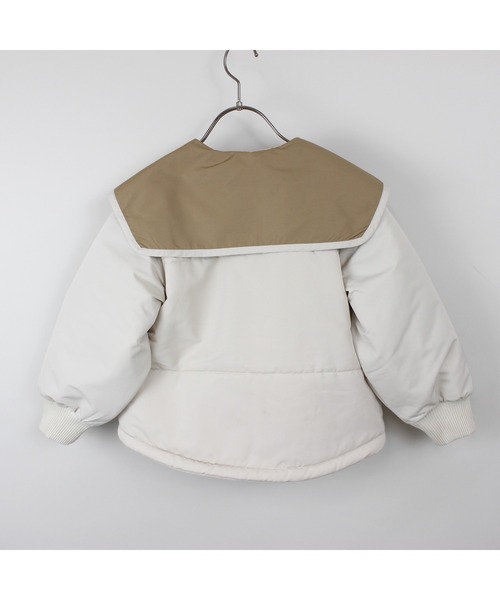 maarook（マルーク）の「ポリエステルツイルセーラー２ｗａｙ中綿ジャケット（その他アウター・キッズ・ネイビー/ホワイト・130cm/120cm/110cm/100cm/90cm）」の16枚目の写真