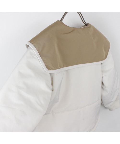 maarook（マルーク）の「ポリエステルツイルセーラー２ｗａｙ中綿ジャケット（その他アウター・キッズ・ネイビー/ホワイト・130cm/120cm/110cm/100cm/90cm）」の17枚目の写真