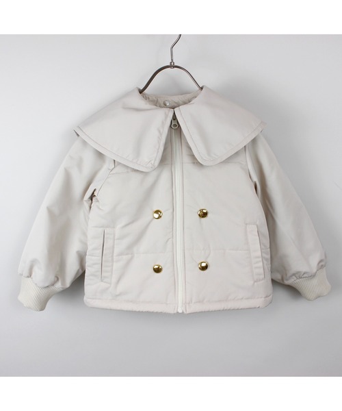 maarook（マルーク）の「ポリエステルツイルセーラー２ｗａｙ中綿ジャケット（その他アウター・キッズ・ネイビー/ホワイト・130cm/120cm/110cm/100cm/90cm）」の18枚目の写真