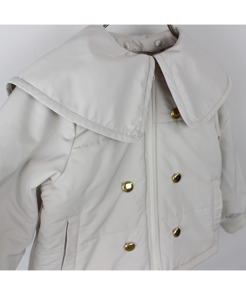 maarook（マルーク）の「ポリエステルツイルセーラー２ｗａｙ中綿ジャケット（その他アウター・キッズ・ネイビー/ホワイト・130cm/120cm/110cm/100cm/90cm）」の19枚目の写真