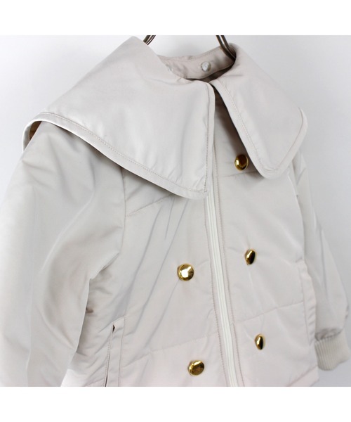 maarook（マルーク）の「ポリエステルツイルセーラー２ｗａｙ中綿ジャケット（その他アウター・キッズ・ネイビー/ホワイト・130cm/120cm/110cm/100cm/90cm）」の20枚目の写真