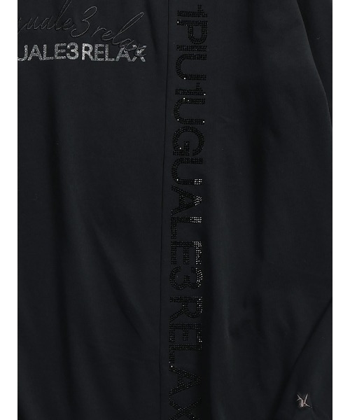 1piu1uguale3 RELAX（ウノピュウノウグァーレトレリラックス）の「1PIU1UGUALE3 RELAX (ウノ ピュ ウノ ウグァーレ トレ リラックス) アシンメトリー ロゴ ラインストーン仕様 クルーネック 長袖 Tシャツ 1PRUST25156SZ（Tシャツ/カットソー・メンズ・ブラック/ホワイト・S/2XL/XL/L/M）」の15枚目の写真