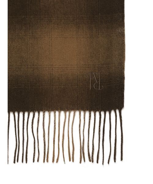 FRAY I.D(フレイアイディー)の「チェックウールストール(ストール/ショール・レディース・ブラウン/ブラック・F)」の6枚目の写真
