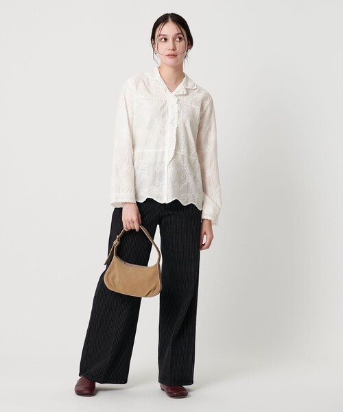 ビューティー＆ユース ユナイテッドアローズ（BEAUTY&YOUTH）/エンブロイダリー オープンカラーシャツ エンブロイダリー オープンカラーシャツ（シャツ/ブラウス