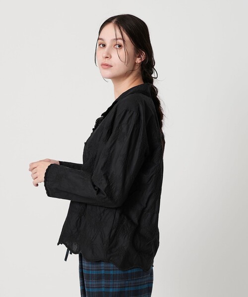 エンブロイダリー オープンカラーシャツ（シャツ/ブラウス