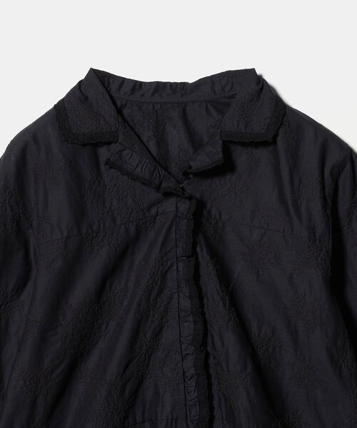 BEAUTY&YOUTH UNITED ARROWS（ビューティーアンドユースユナイテッドアローズ）の「エンブロイダリー オープンカラーシャツ（シャツ/ブラウス・レディース・ブラック/ホワイト/ライム・FREE）」の17枚目の写真