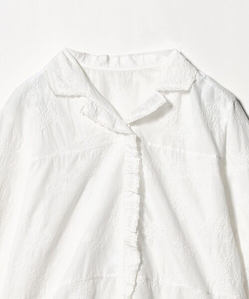 エンブロイダリー オープンカラーシャツ（シャツ/ブラウス