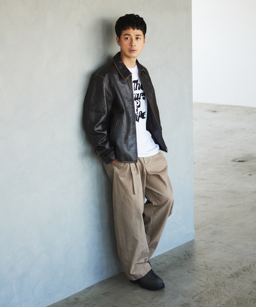 EDIFICE（エディフィス）の「ラムレザー フレンチアンティーク ライダースジャケット（ライダースジャケット・メンズ・ブラック・LARGE/MEDIUM）」の17枚目の写真