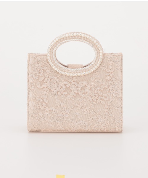 Cupid Heart(キューピッドハート)の「【Cupid Heart】結婚式用!ハンドパールbag(ハンドバッグ・レディース・ブラック/ベージュ/シルバー・MEDIUM)」の17枚目の写真