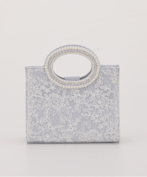 Cupid Heart(キューピッドハート)の「【Cupid Heart】結婚式用!ハンドパールbag(ハンドバッグ・レディース・ブラック/ベージュ/シルバー・MEDIUM)」の19枚目の写真