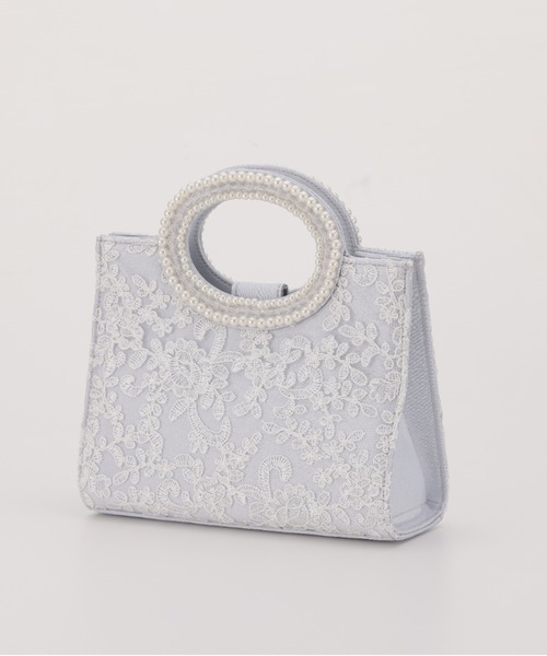 Cupid Heart(キューピッドハート)の「【Cupid Heart】結婚式用!ハンドパールbag(ハンドバッグ・レディース・ブラック/ベージュ/シルバー・MEDIUM)」の20枚目の写真