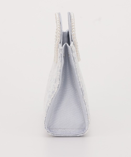 Cupid Heart(キューピッドハート)の「【Cupid Heart】結婚式用!ハンドパールbag(ハンドバッグ・レディース・ブラック/ベージュ/シルバー・MEDIUM)」の21枚目の写真