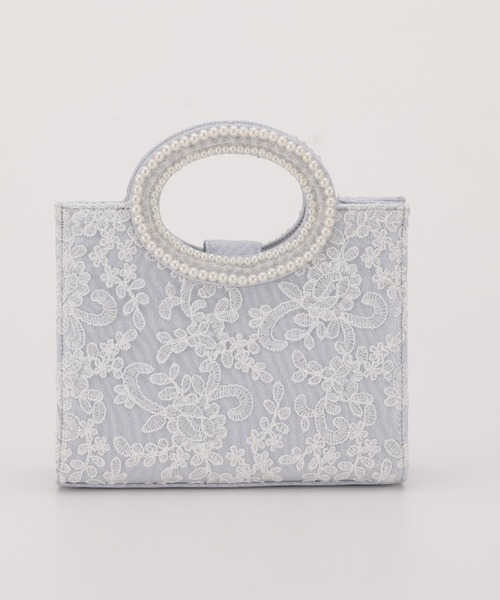 Cupid Heart(キューピッドハート)の「【Cupid Heart】結婚式用!ハンドパールbag(ハンドバッグ・レディース・ブラック/ベージュ/シルバー・MEDIUM)」の22枚目の写真