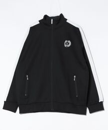 VANS(oY)VANS @Y M Bi-color Side Tape Track JKT AE^[ 125R1111400 BLACK(̑AE^[)