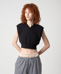 BEAUTY&YOUTH ブラック ベスト 36 ビューティー＆ユース ユナイテッドアローズのベスト（ブラック