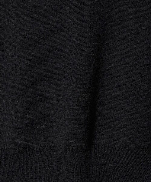 6(ROKU)＞コットンウール ミラノリブ Vネック ベスト（ベスト）｜6